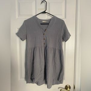 Light greyish blue Pacsun dress, size M, on the shorter side